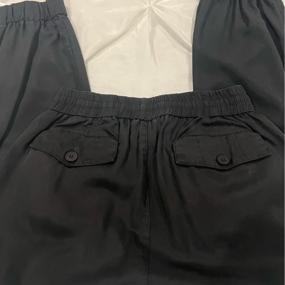 DRESS FORUM BLACK CARGO PANTS SIZE S - Picture 6 of 9